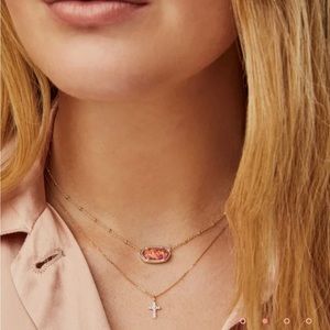 Brand new never used Kendra Scott diamond cross necklace!!